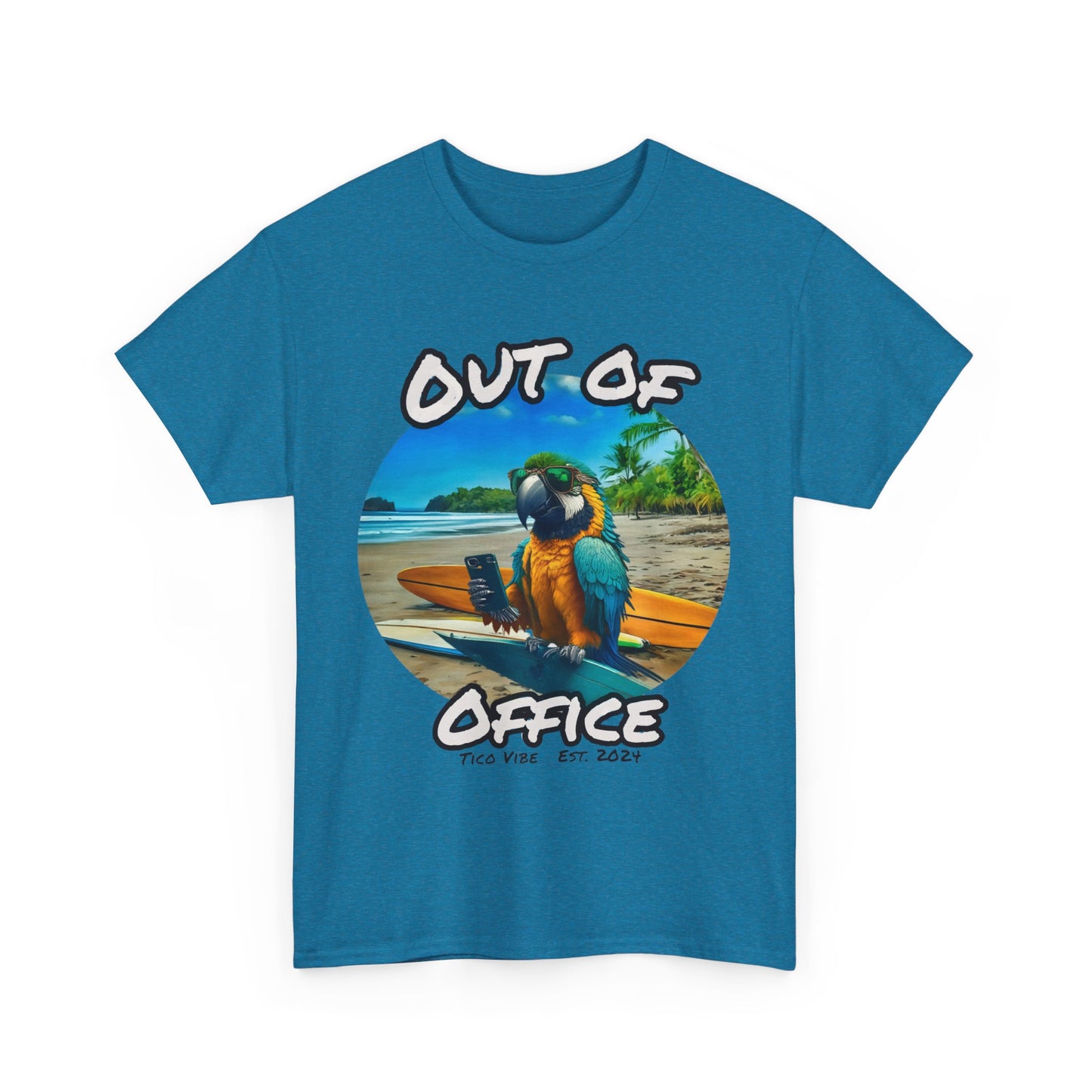 Out of Office Vibes – Unisex Heavy Cotton Tee