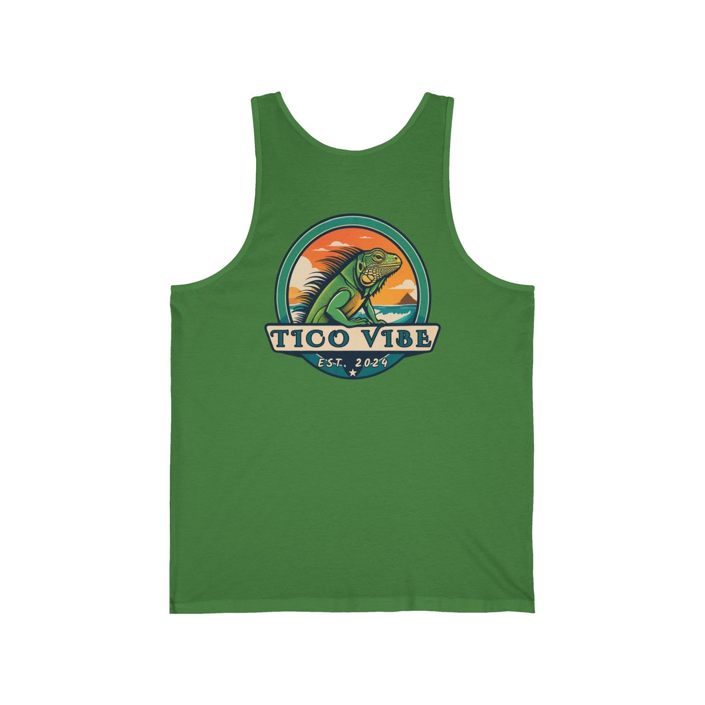 Tico vibe Iguana Unisex Jersey Tank