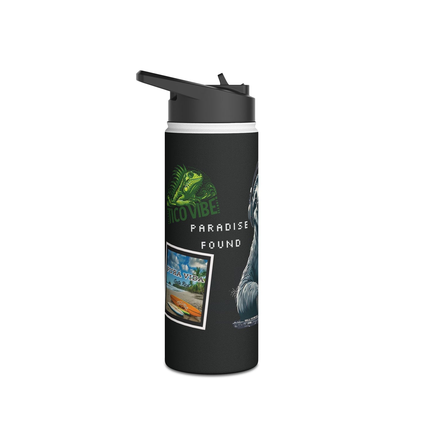DJ Sloth Vibes – Good Times Only Stainless Steel Water Bottle