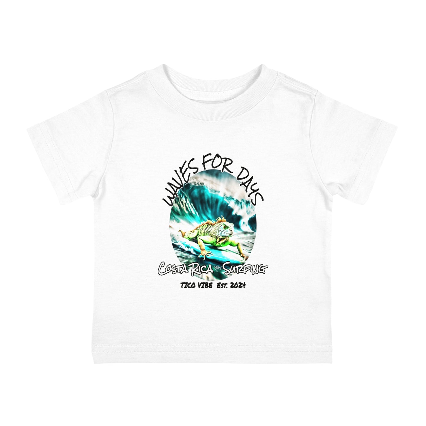 "Waves for days" Infant Cotton Jersey Tee