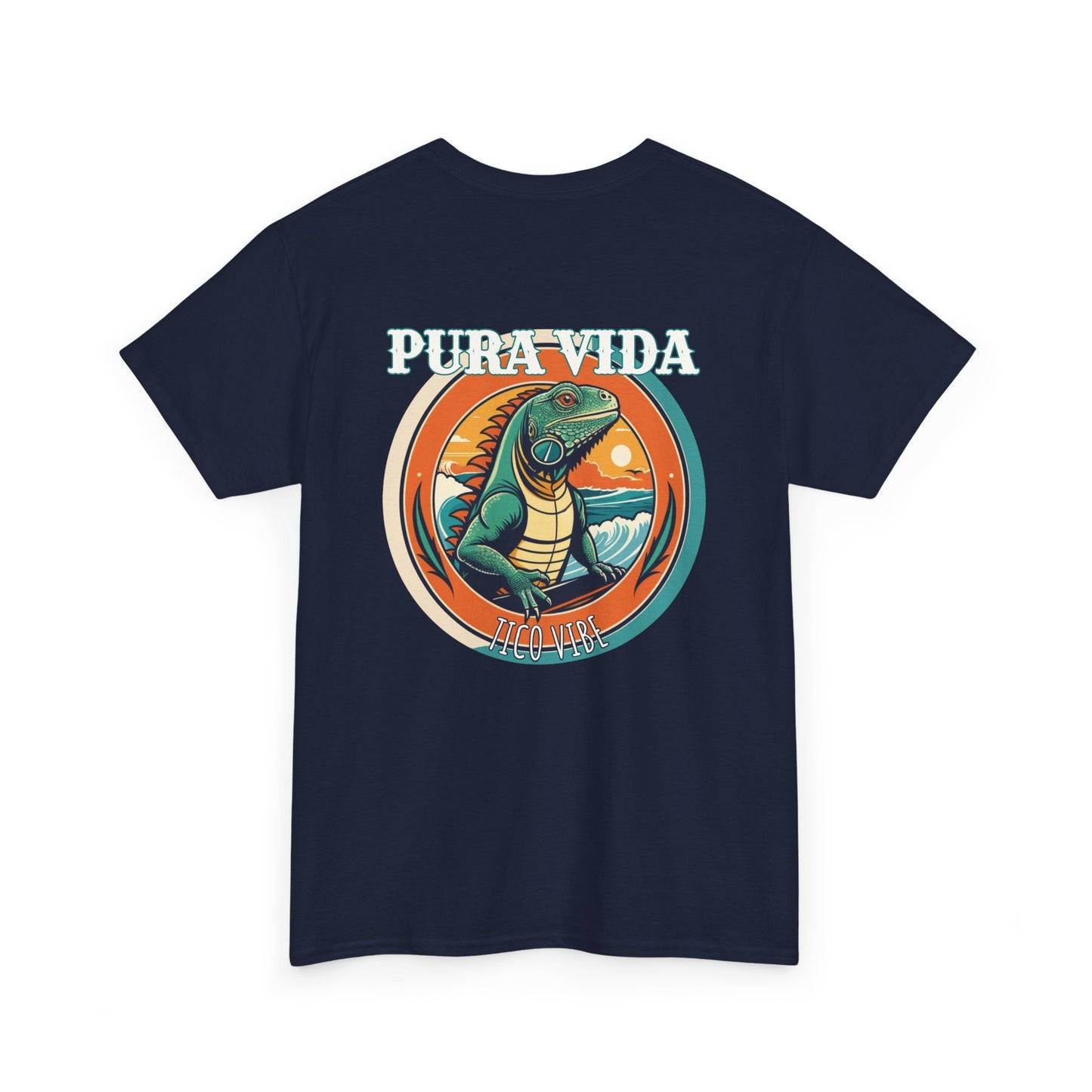 Pura Vida Iguana Unisex Heavy Cotton Tee