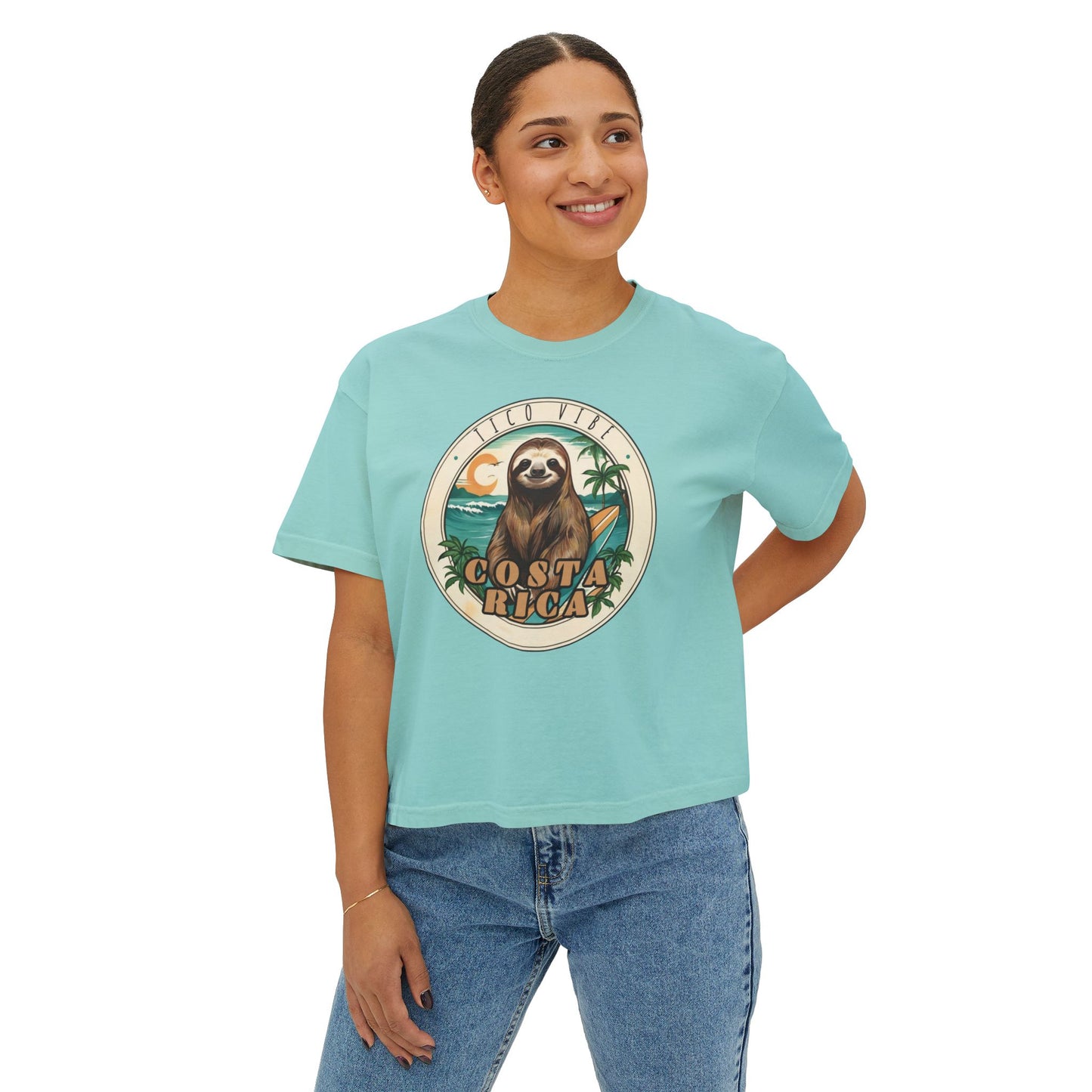 Ticovibe Costa Rica Women's Boxy Tee