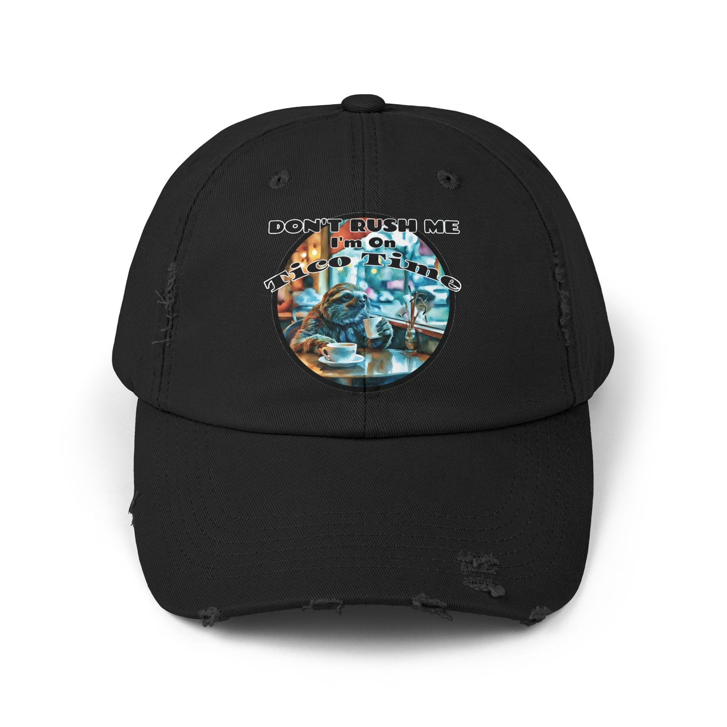 Tico Time – Unisex Distressed Cotton Cap