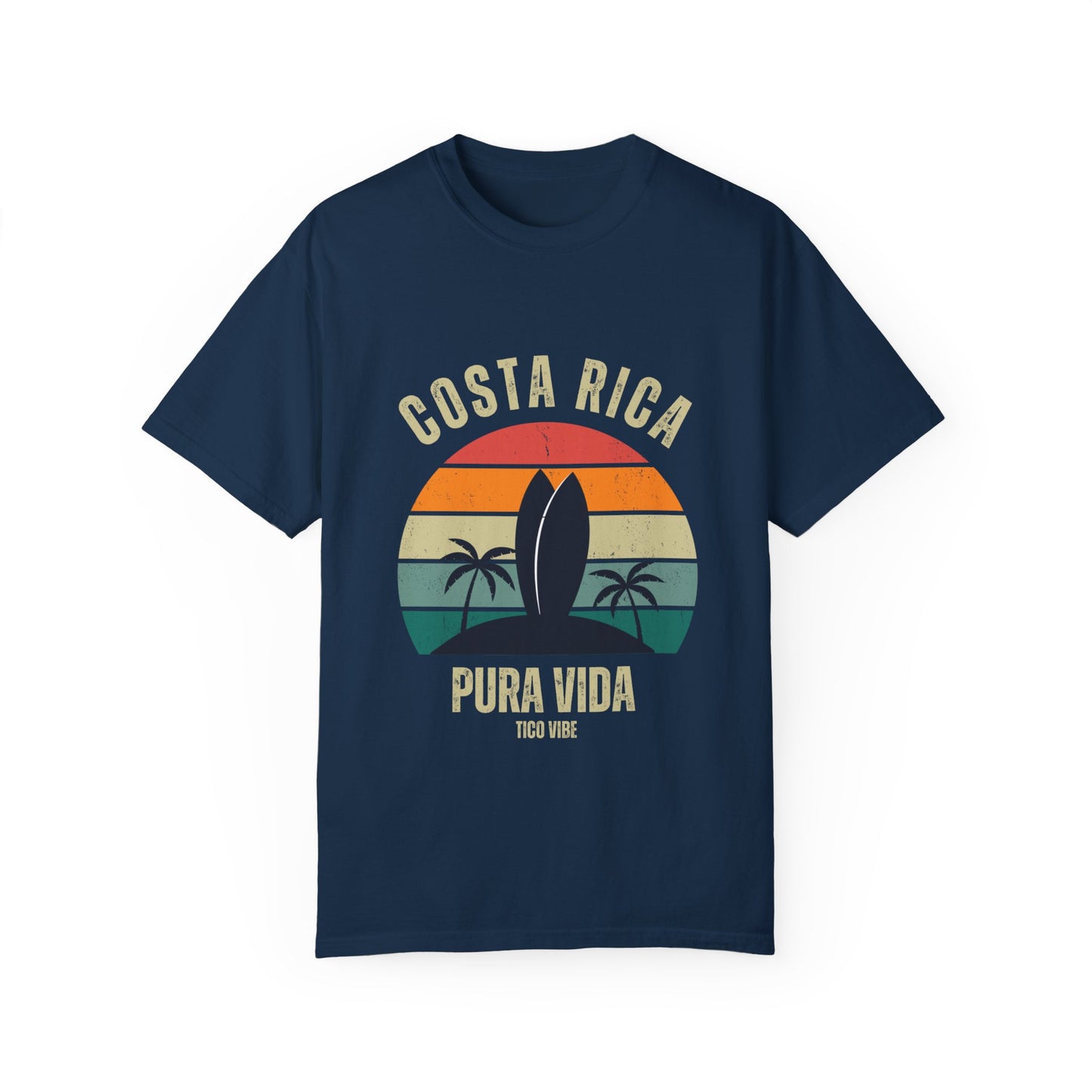 "Costa Rica PV" Unisex Garment-Dyed T-shirt