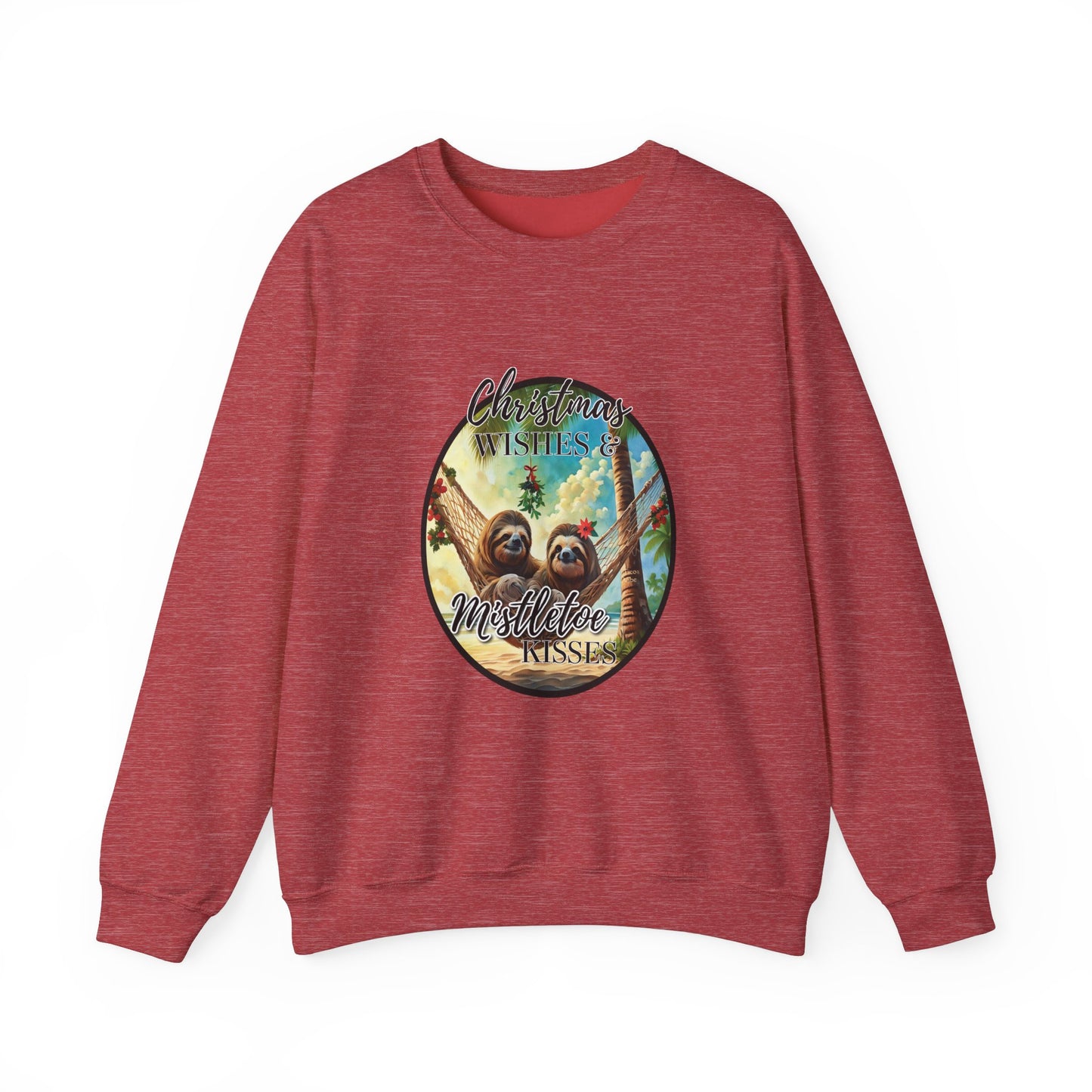 "Sloth-y Kisses"Unisex Heavy Blend™ Crewneck Sweatshirt