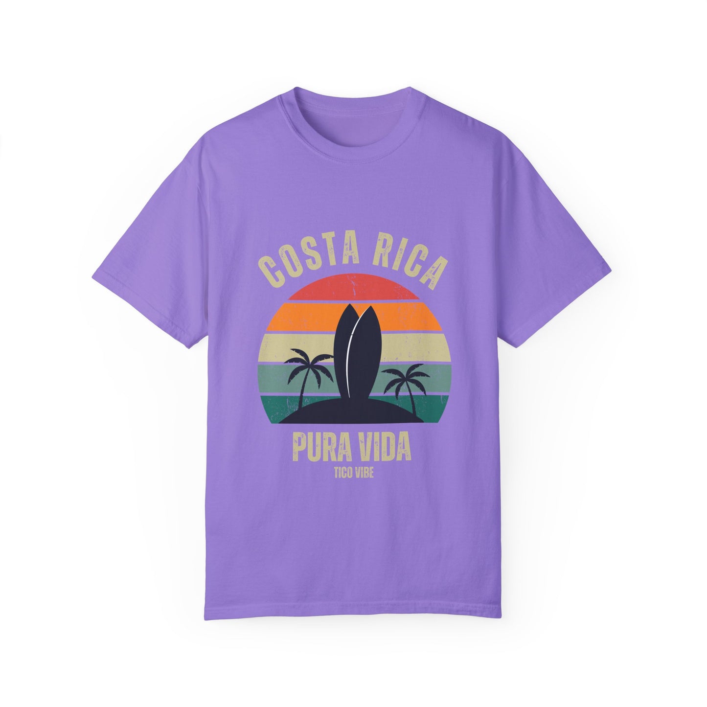 "Costa Rica PV" Unisex Garment-Dyed T-shirt