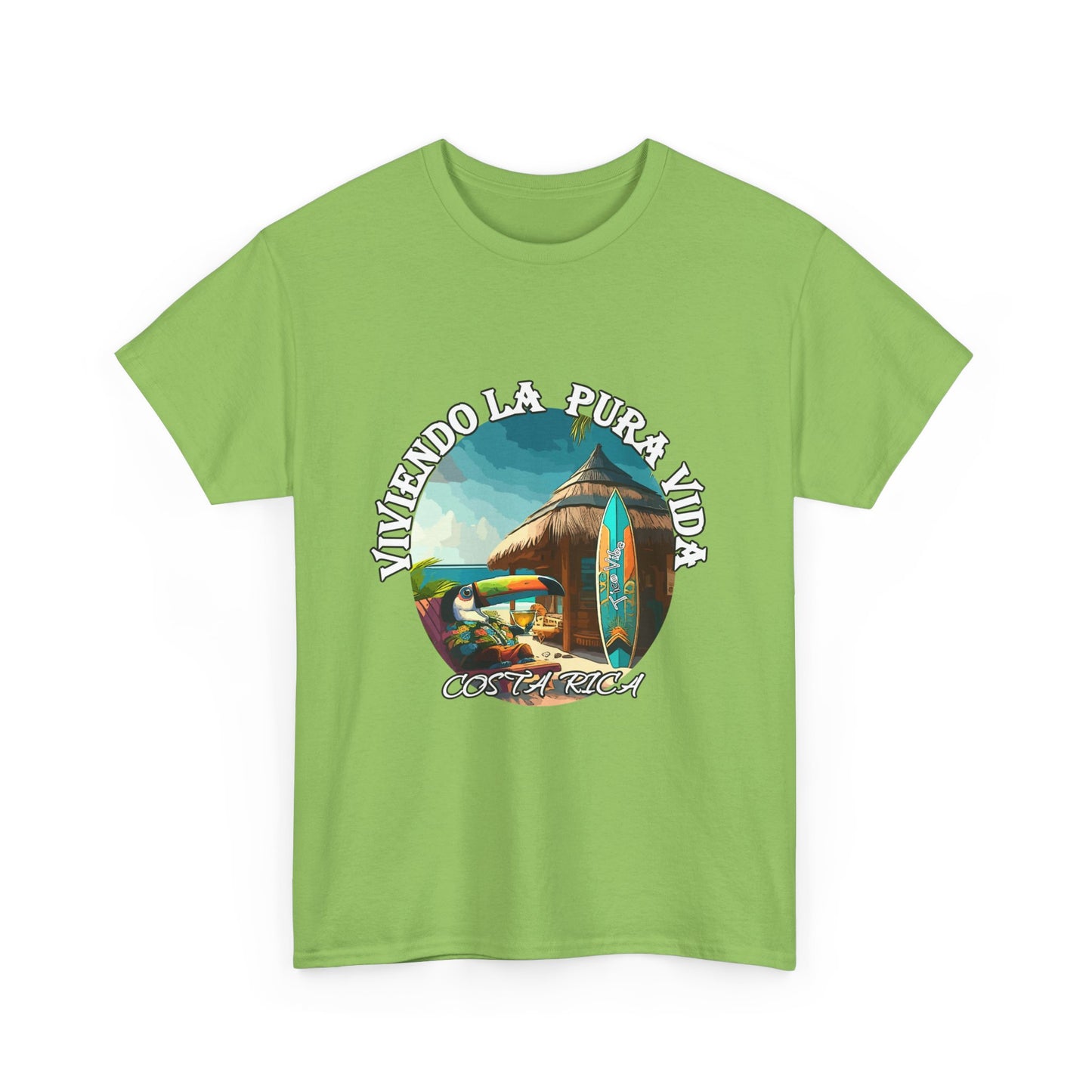 "Viviendo la Pura Vida" Unisex Heavy Cotton Tee