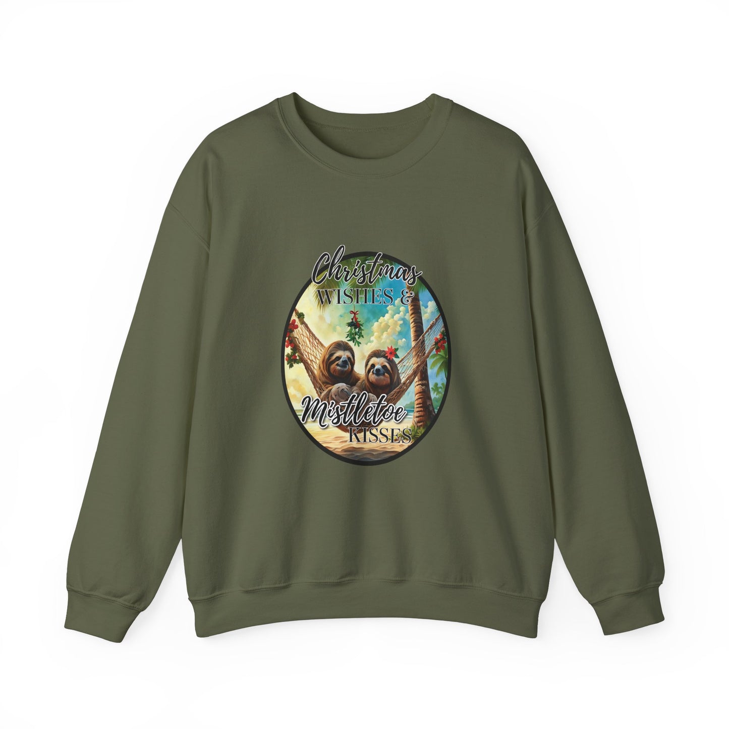 "Sloth-y Kisses"Unisex Heavy Blend™ Crewneck Sweatshirt