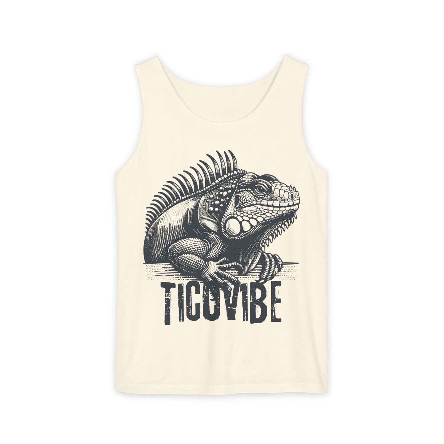 "Tico Vibe Iguana" Unisex Garment-Dyed Tank Top