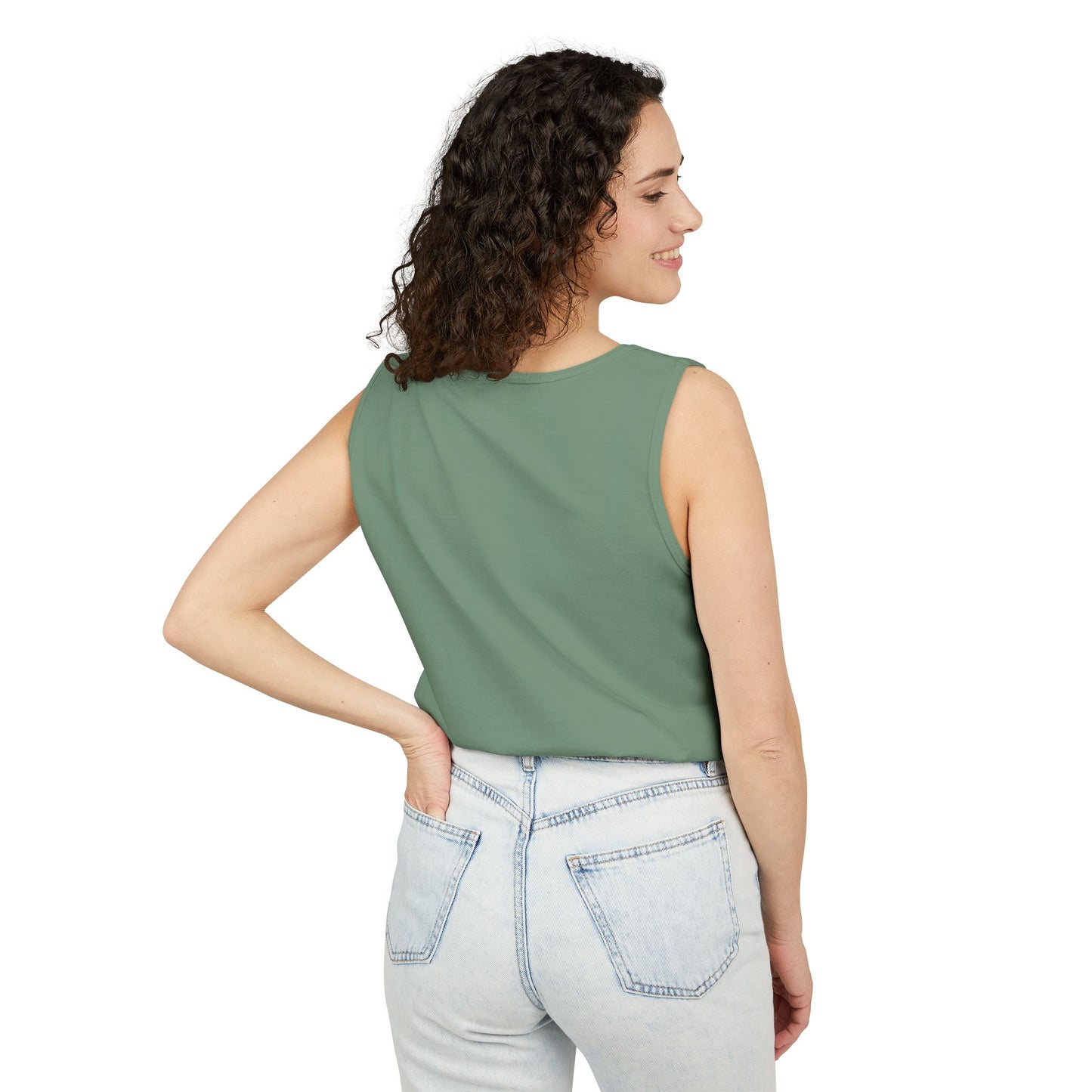 "Tico Vibe Iguana" Unisex Garment-Dyed Tank Top