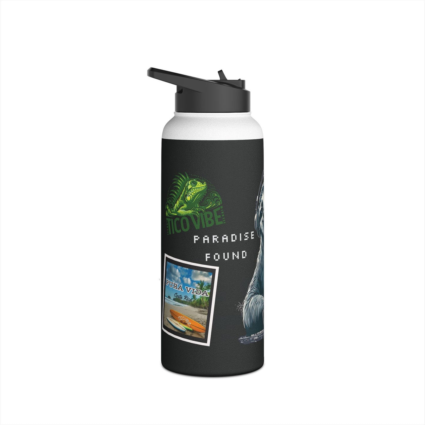 DJ Sloth Vibes – Good Times Only Stainless Steel Water Bottle