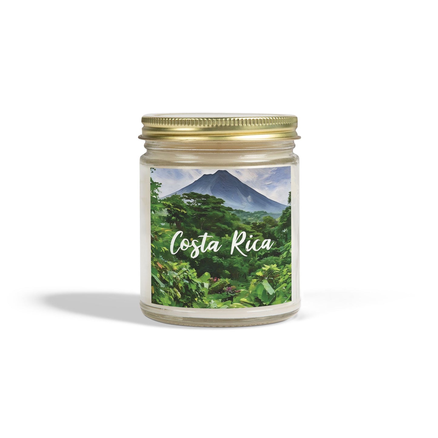 Costa Rica Scented Candles, Coconut Apricot Wax (4oz, 9oz)