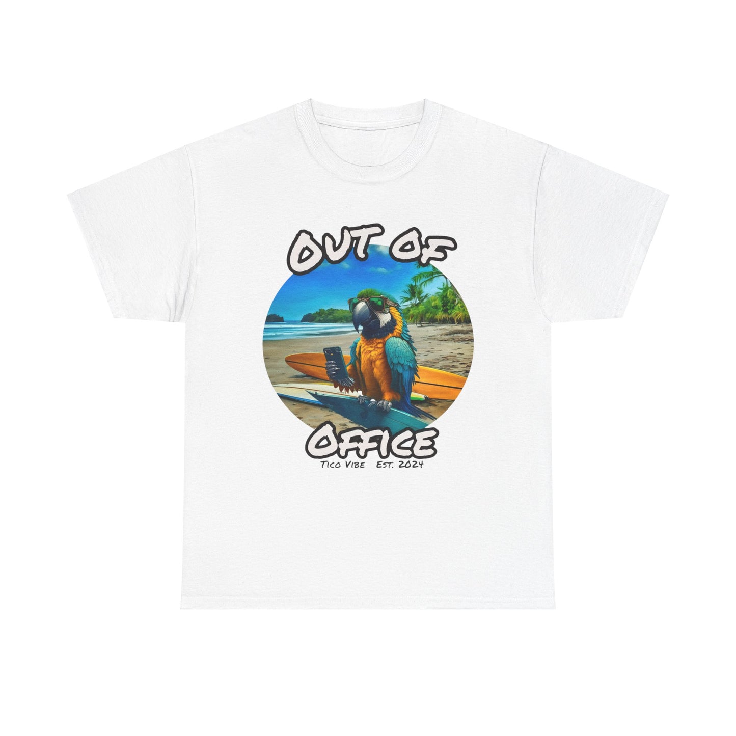 Out of Office Vibes – Unisex Heavy Cotton Tee