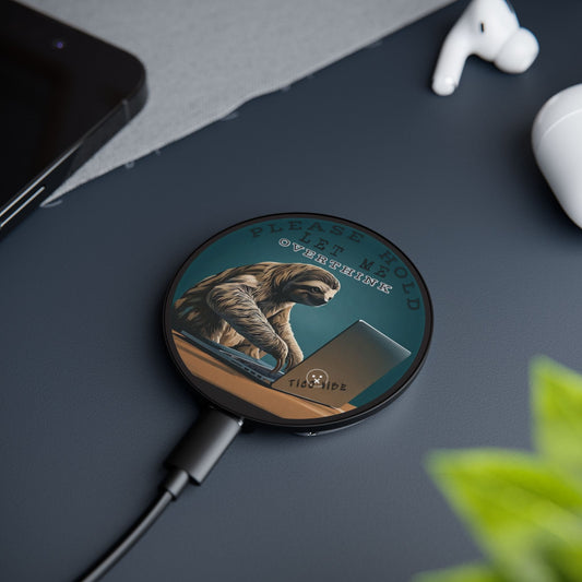 "Sloth Mode: Please Hold" Magnetic Wireless Charger Magnetic Induction Charger