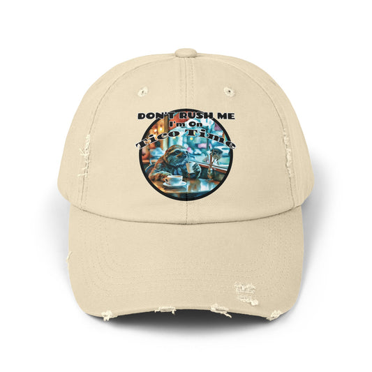 Tico Time – Unisex Distressed Cotton Cap