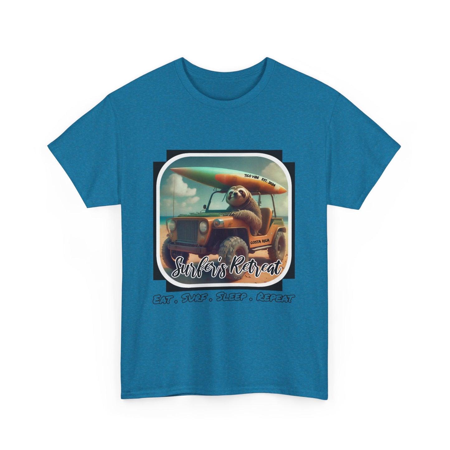 "Surfers Retreat" Unisex Heavy Cotton Tee