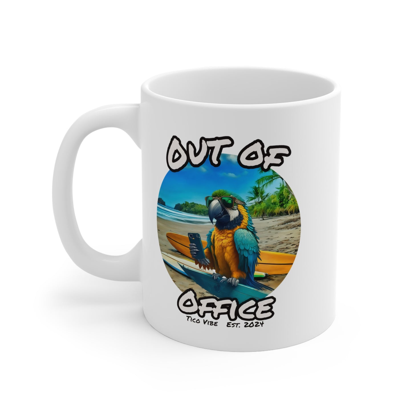 "Out of office" (L) Mug 11oz