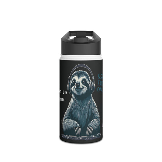 DJ Sloth Vibes – Good Times Only Stainless Steel Water Bottle