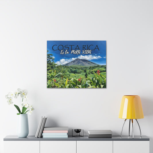"Costa Rica es la Pura Vida" Canvas Gallery Wraps