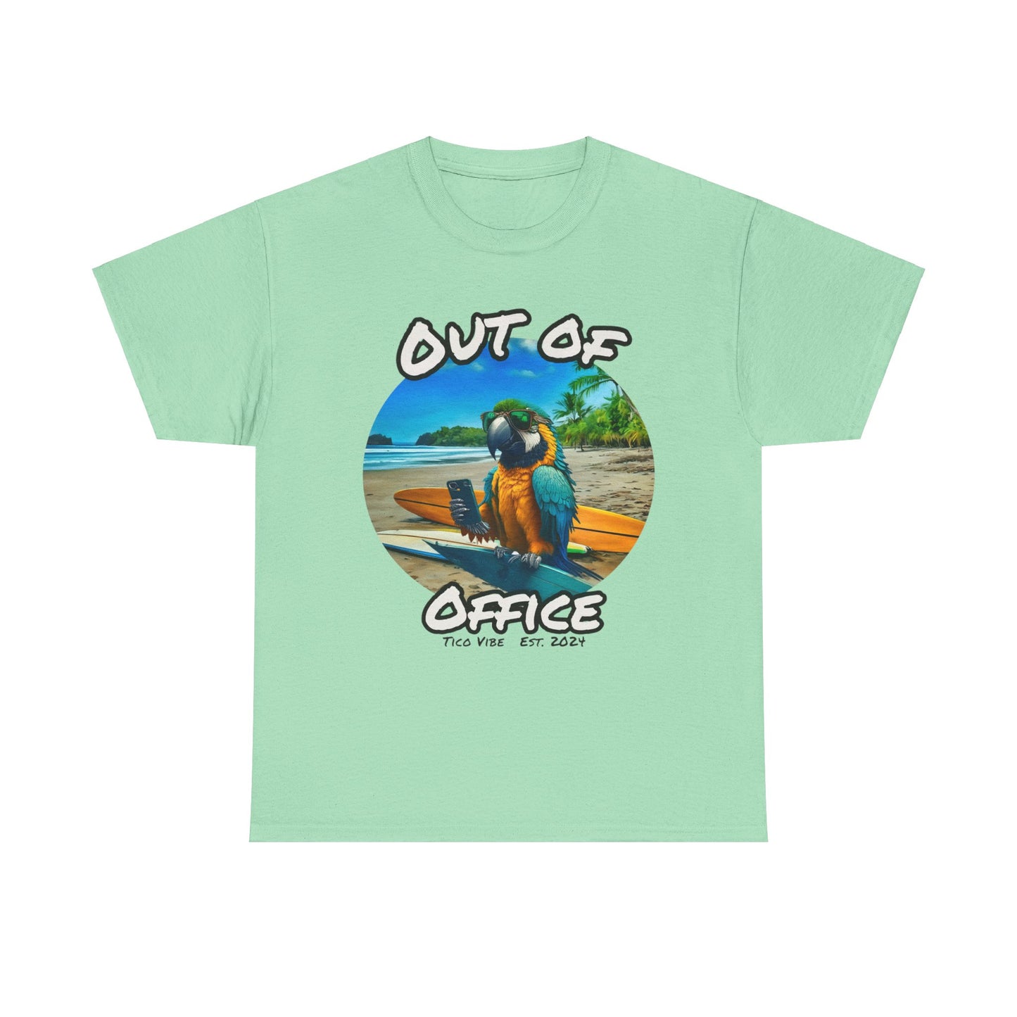 Out of Office Vibes – Unisex Heavy Cotton Tee