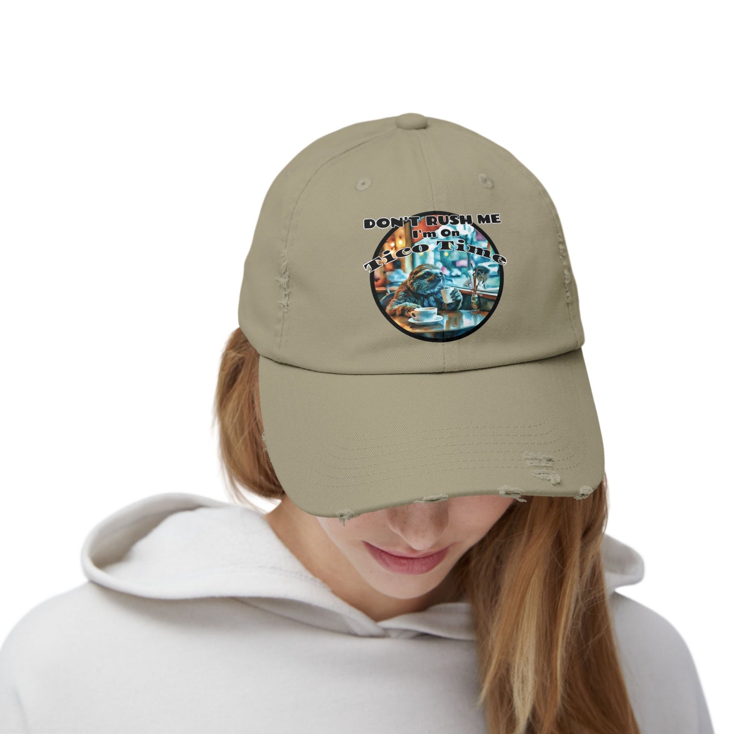 Tico Time – Unisex Distressed Cotton Cap