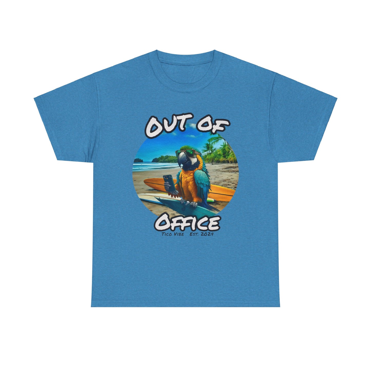 Out of Office Vibes – Unisex Heavy Cotton Tee