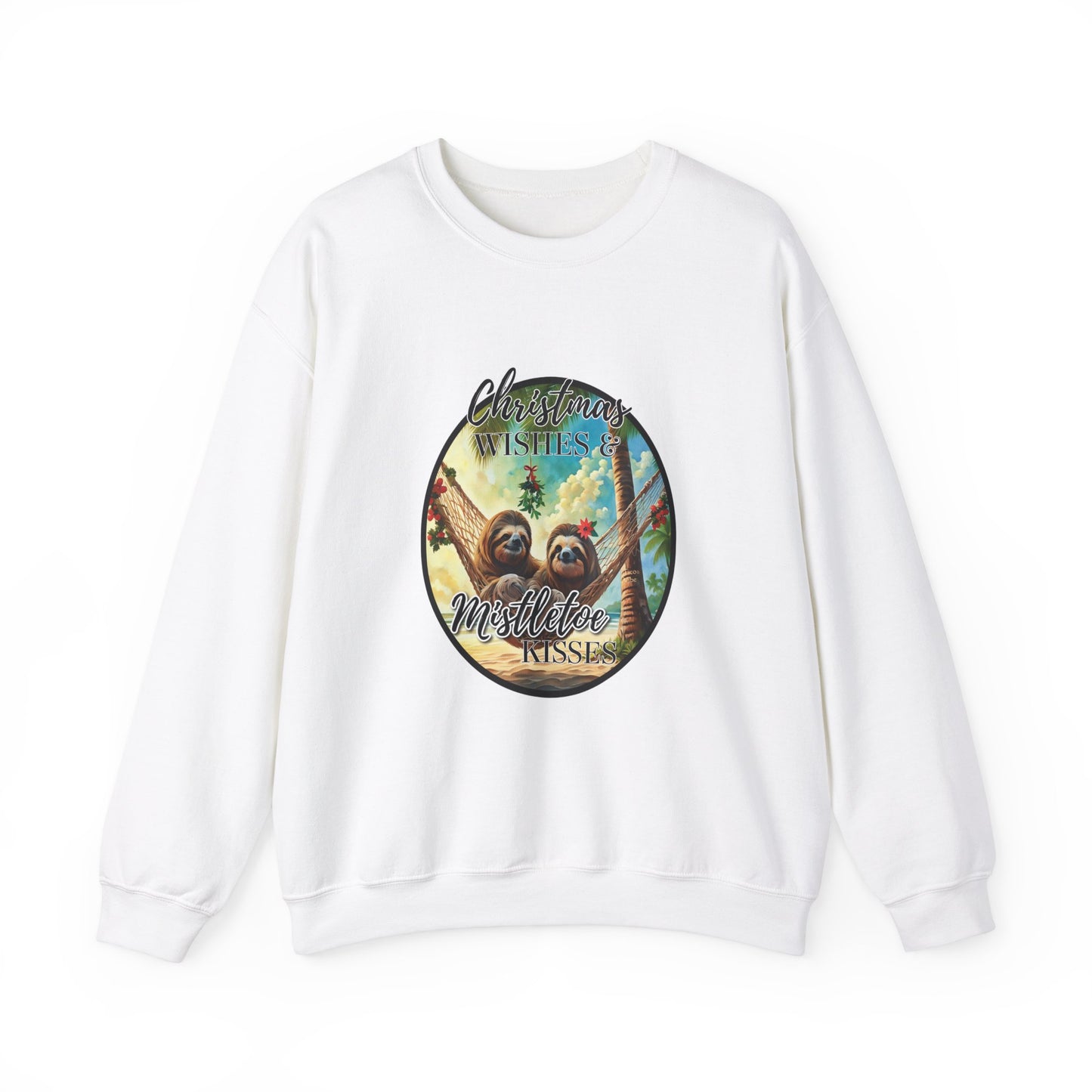 "Sloth-y Kisses"Unisex Heavy Blend™ Crewneck Sweatshirt