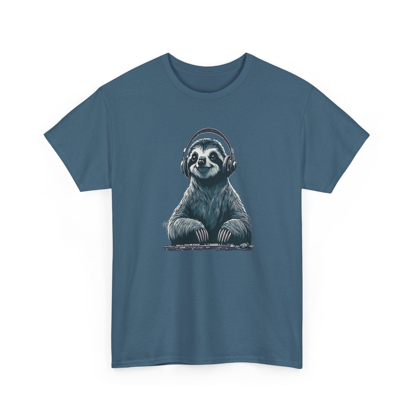 DJ Sloth Vibes – Unisex Heavy Cotton Tee