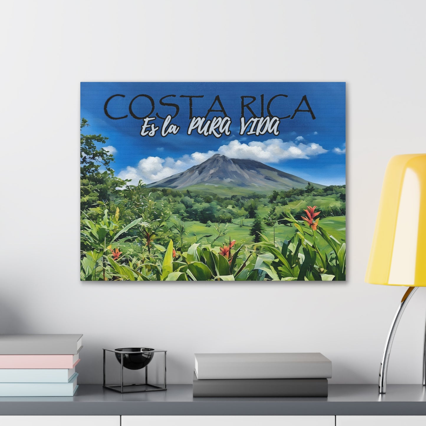 "Costa Rica es la Pura Vida" Canvas Gallery Wraps