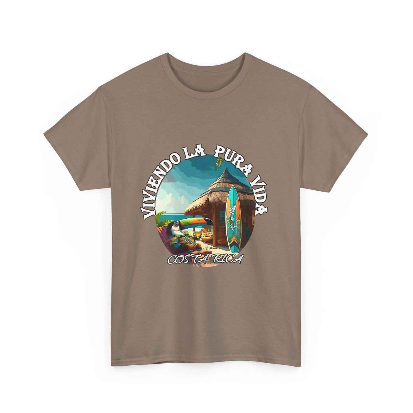 "Viviendo la Pura Vida" Unisex Heavy Cotton Tee