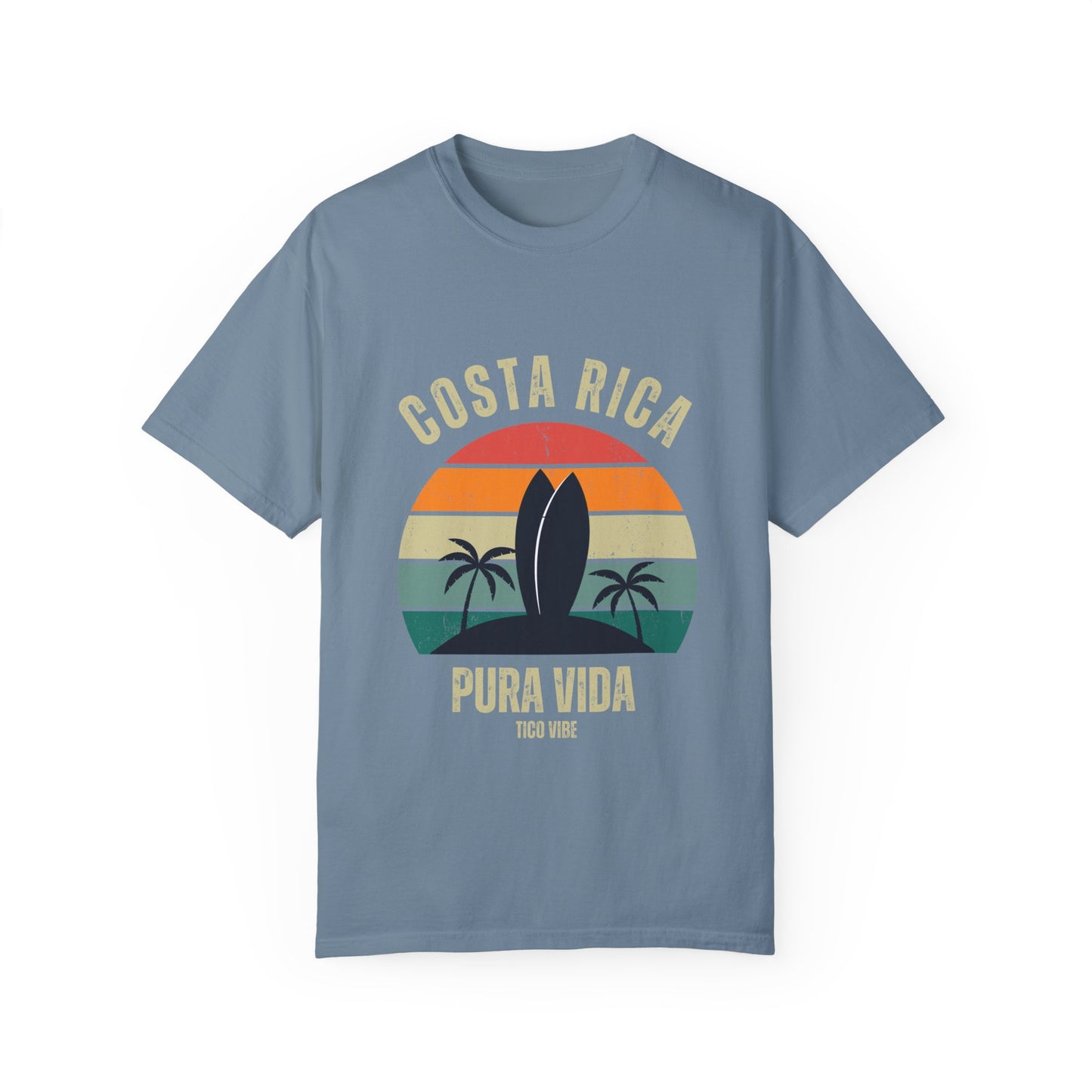 "Costa Rica PV" Unisex Garment-Dyed T-shirt