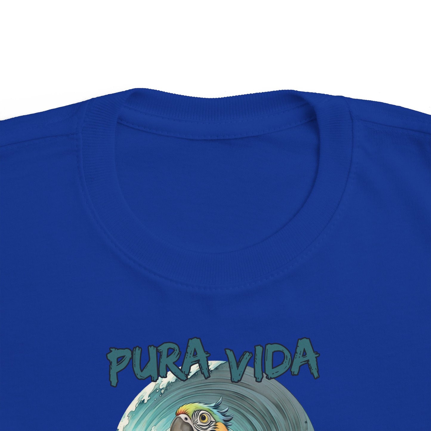 Pura Vida Surfing Macaw Toddler's Fine Jersey Tee
