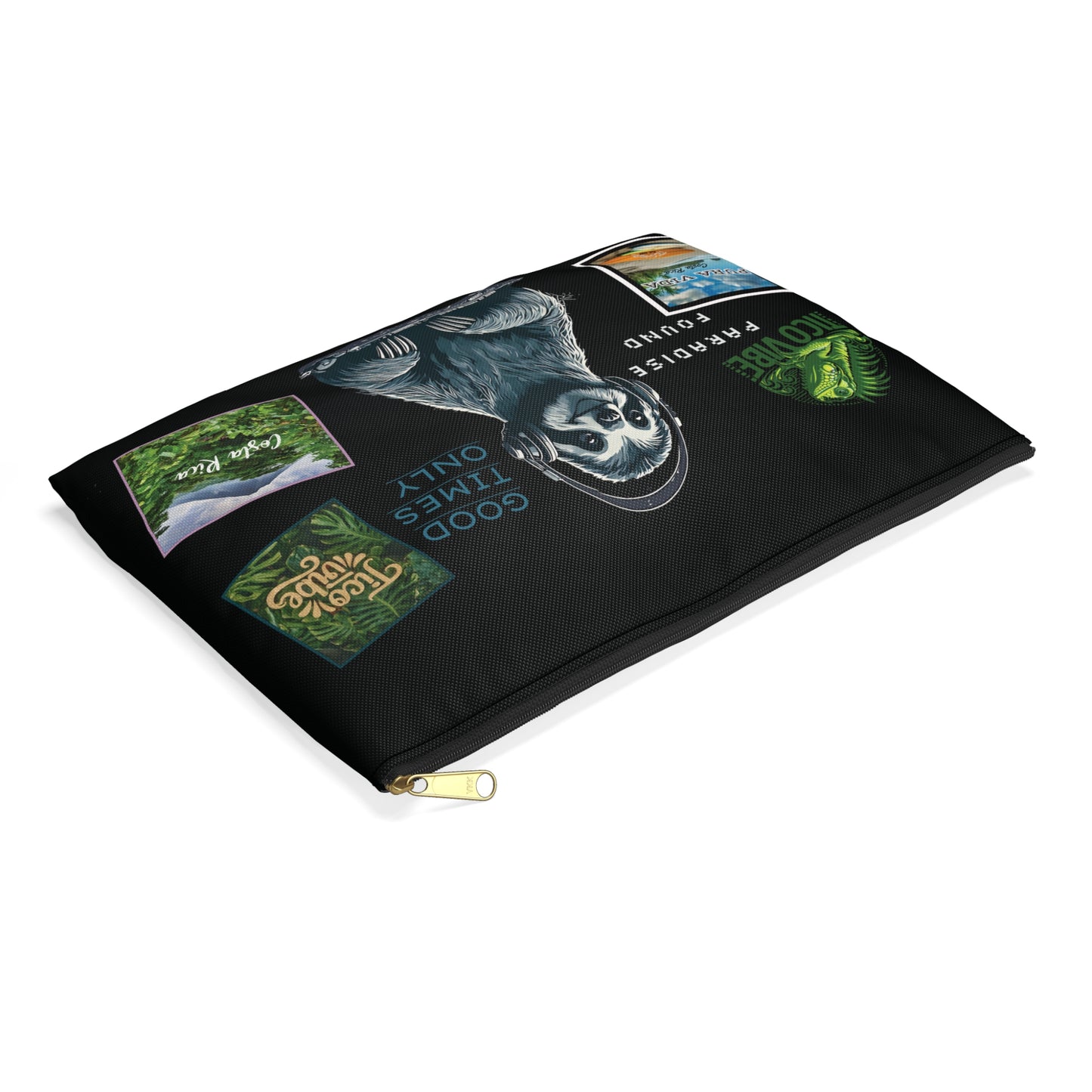 DJ Sloth Accessory Pouch