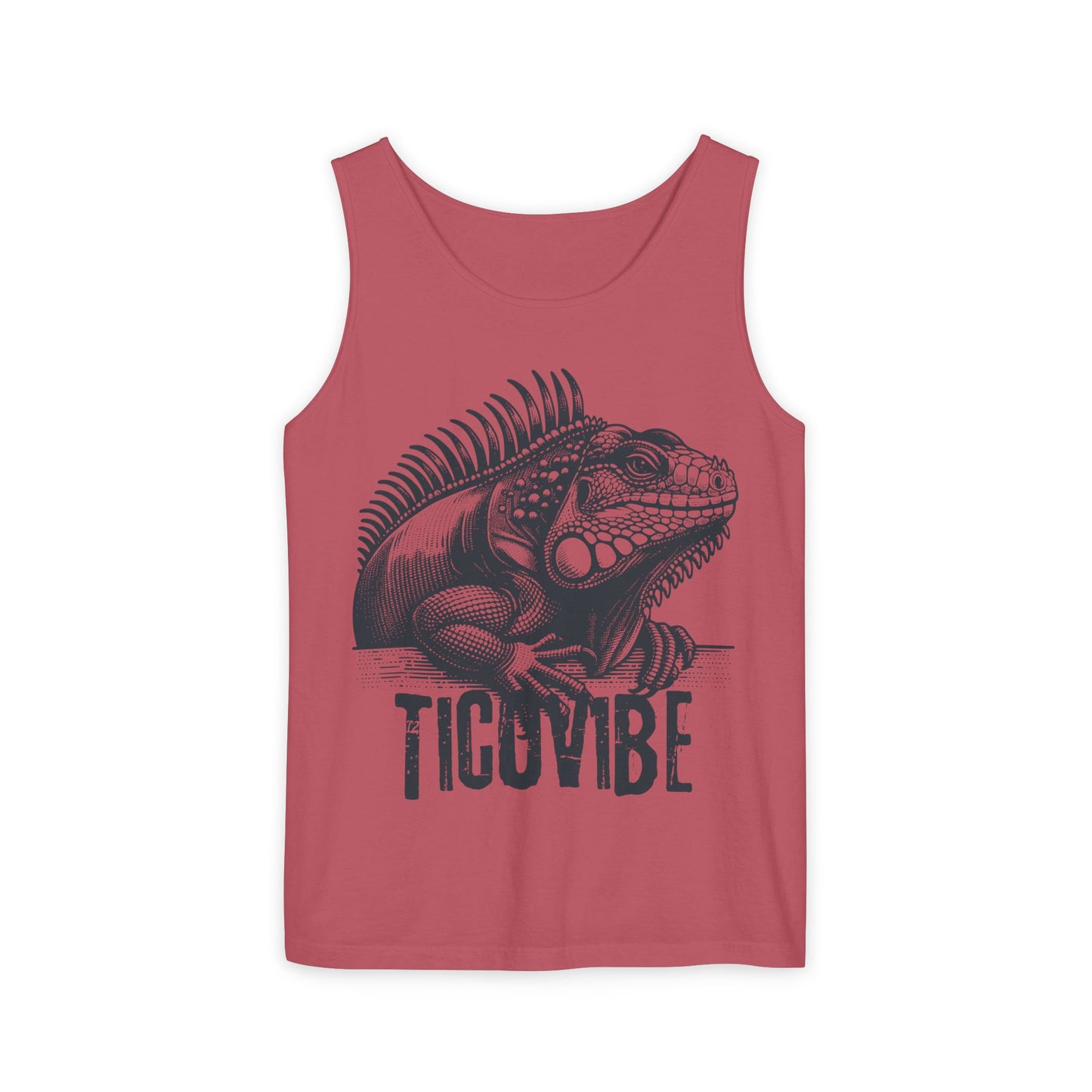 "Tico Vibe Iguana" Unisex Garment-Dyed Tank Top