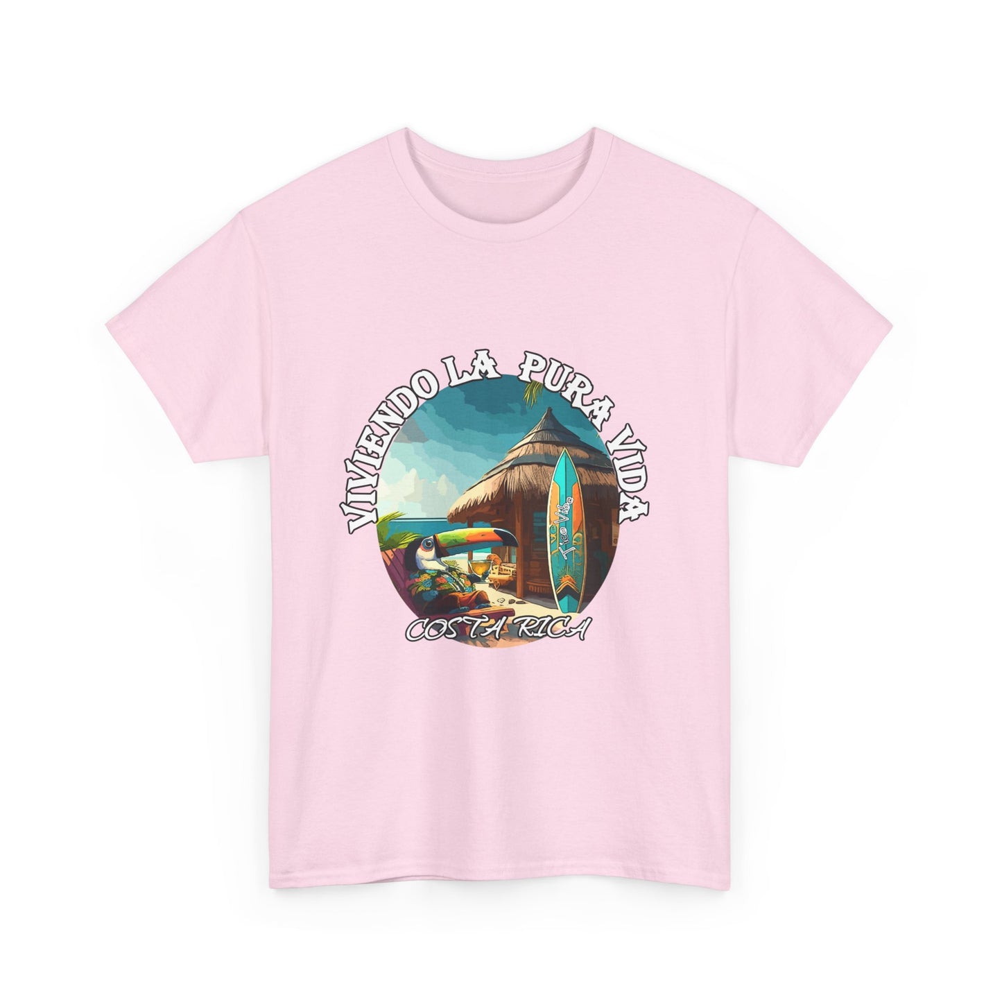 "Viviendo la Pura Vida" Unisex Heavy Cotton Tee