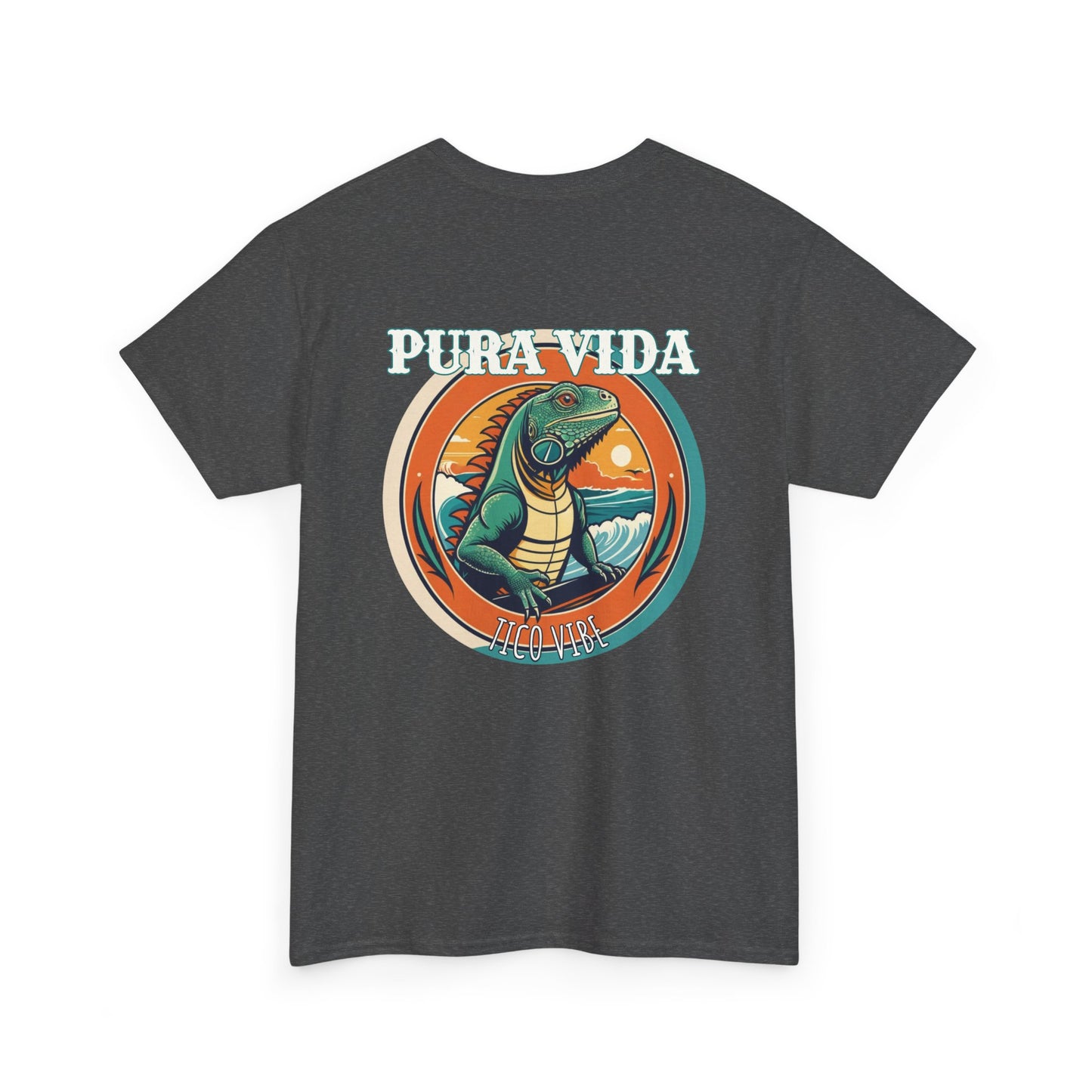 Pura Vida Iguana Unisex Heavy Cotton Tee