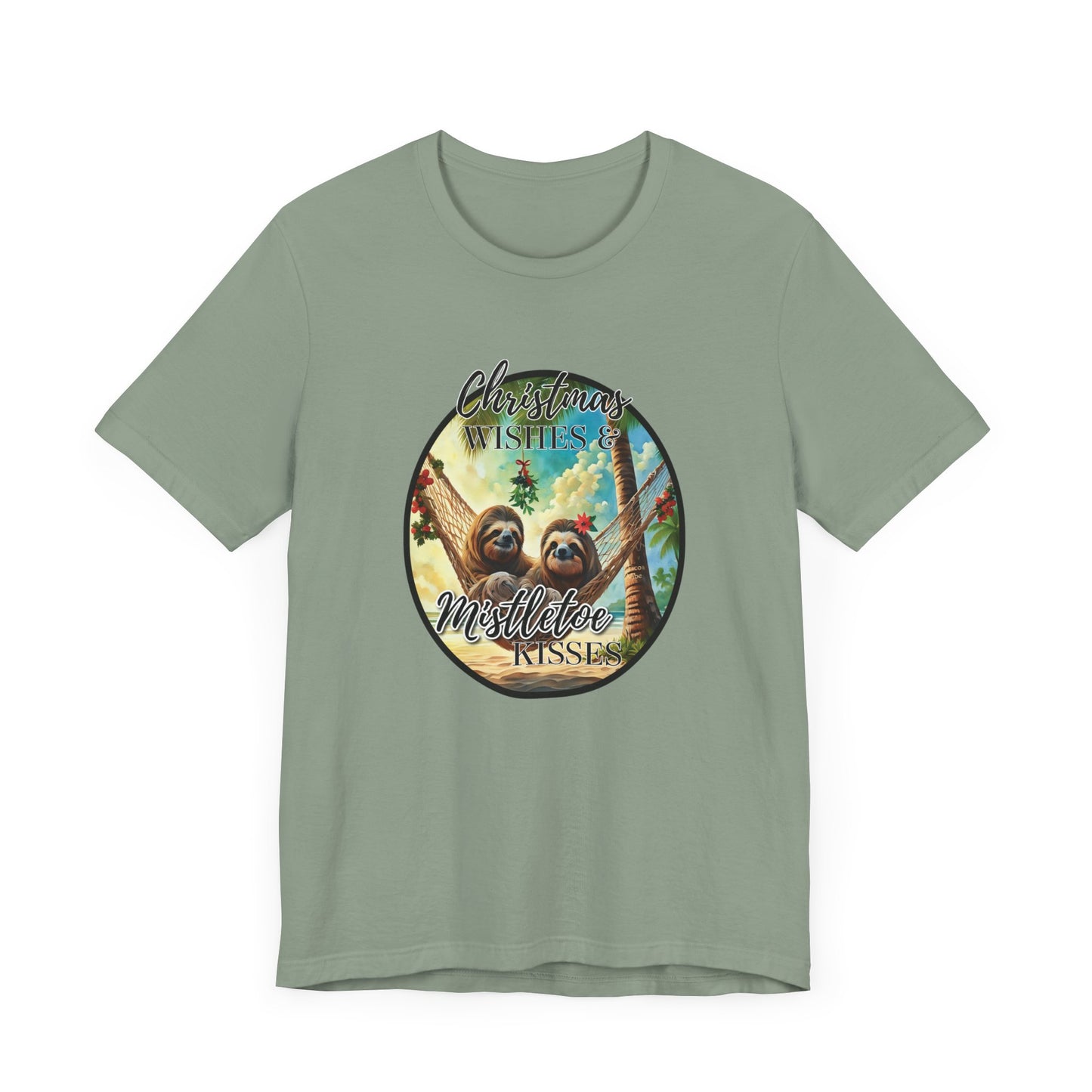 "Slothy Kisses" Unisex Jersey Short Sleeve Tee