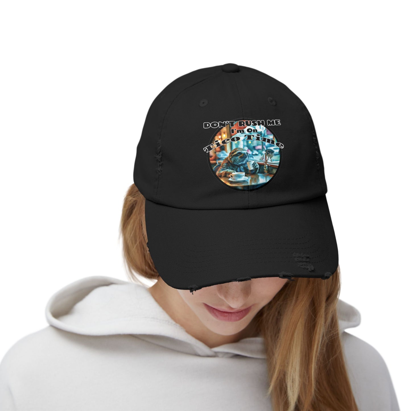 Tico Time – Unisex Distressed Cotton Cap
