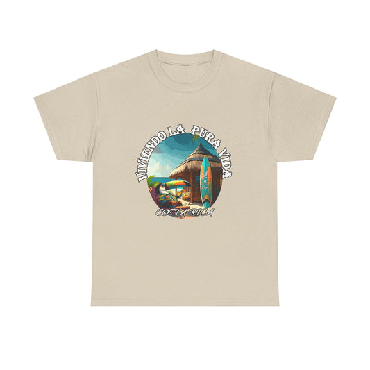 "Viviendo la Pura Vida" Unisex Heavy Cotton Tee