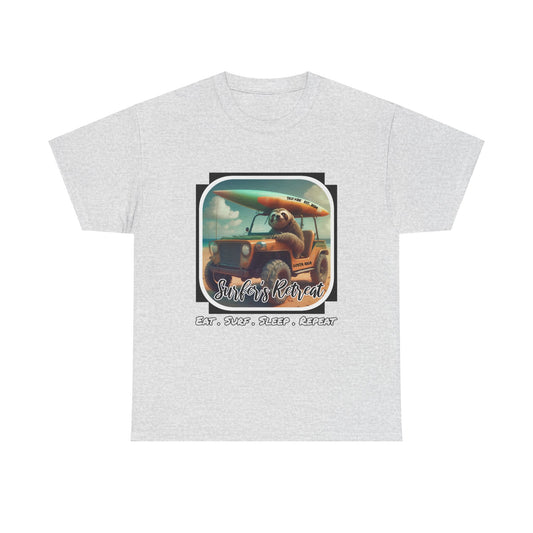 "Surfers Retreat" Unisex Heavy Cotton Tee