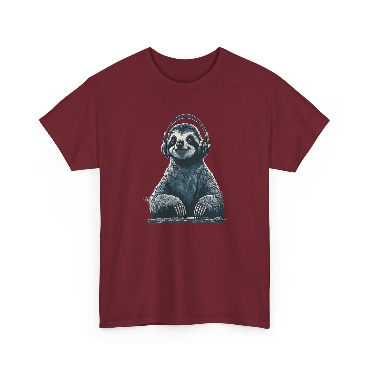 DJ Sloth Vibes – Unisex Heavy Cotton Tee