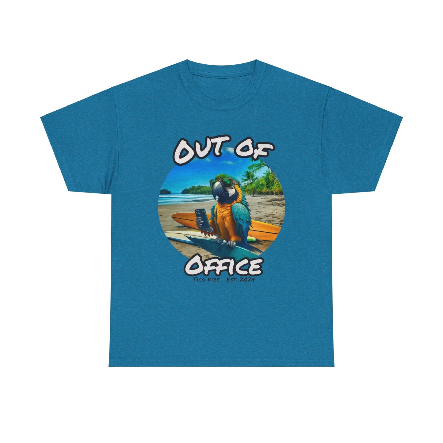 Out of Office Vibes – Unisex Heavy Cotton Tee