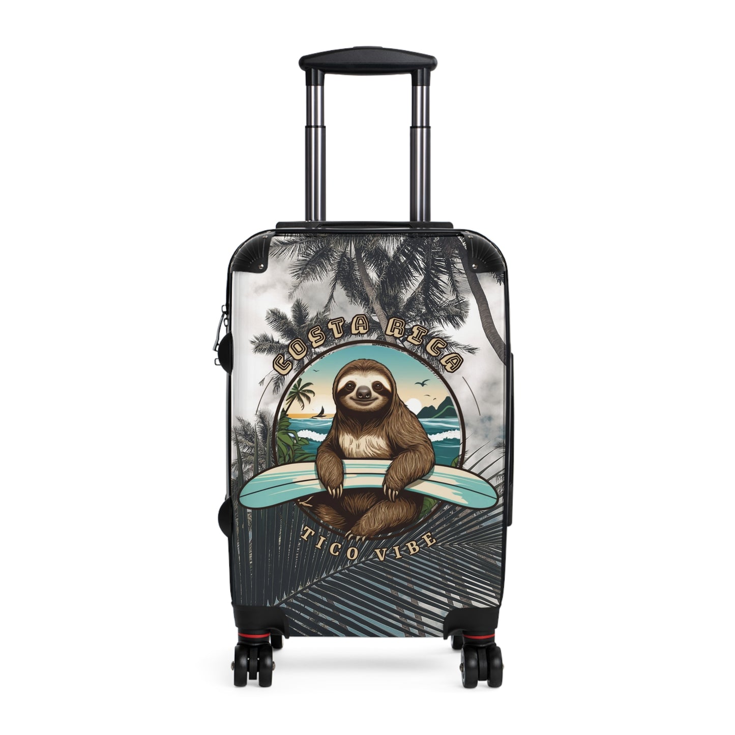 Tico Vibe Surfing Sloth Suitcase