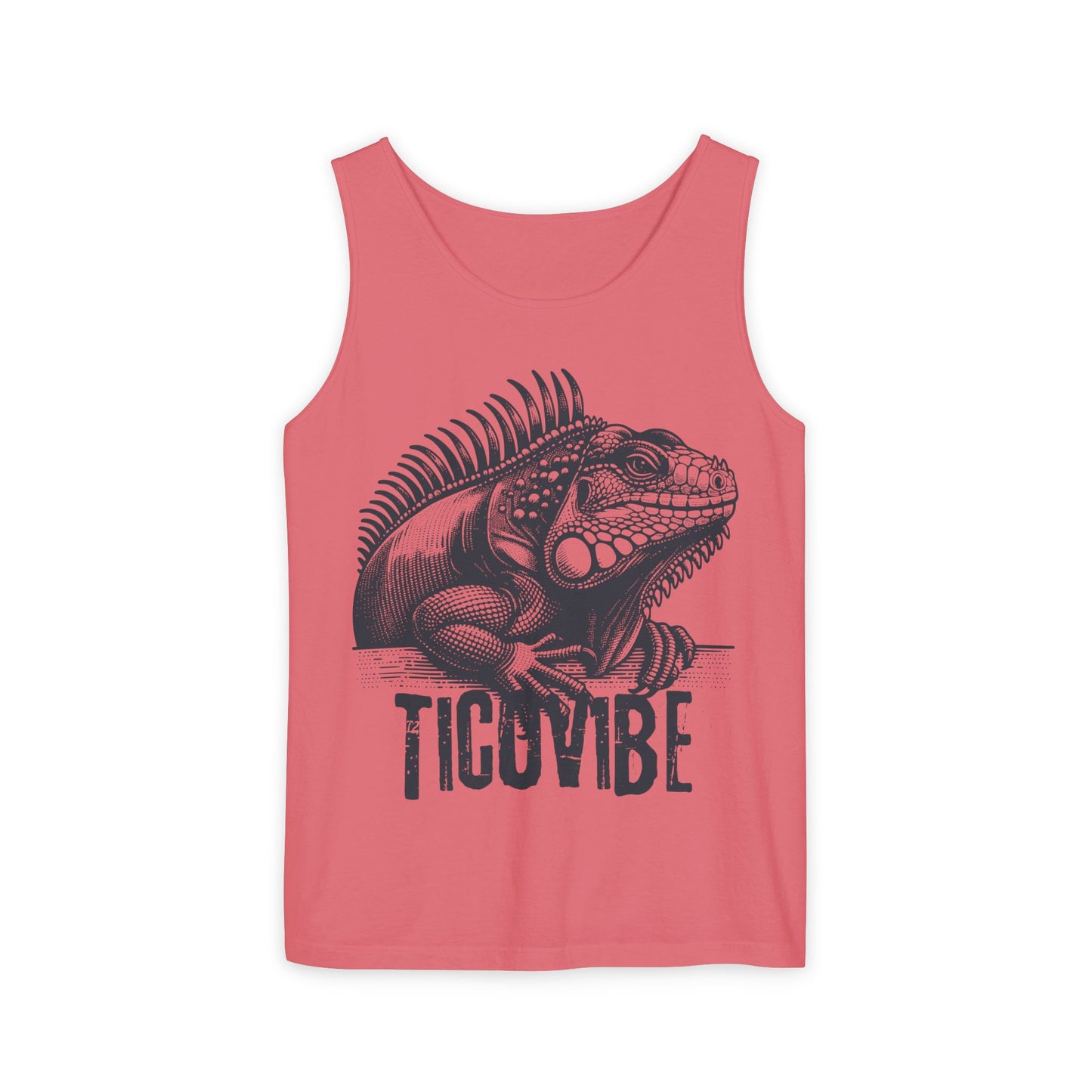 "Tico Vibe Iguana" Unisex Garment-Dyed Tank Top