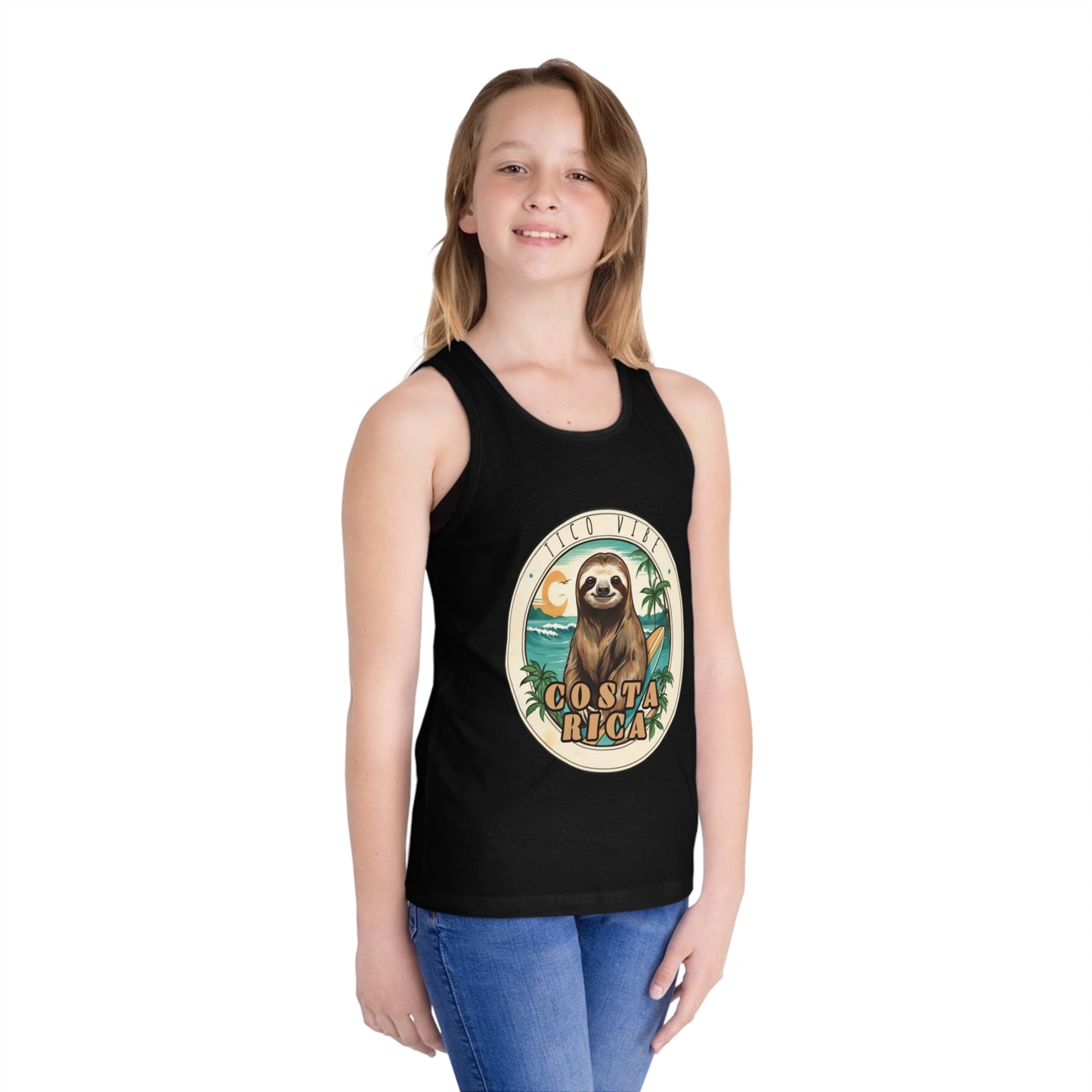 Tico Vibe Sloth Kid's Jersey Tank Top