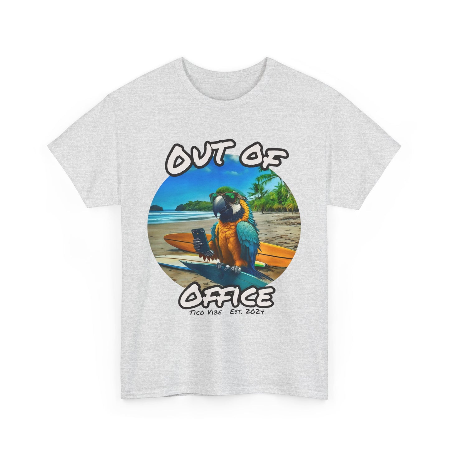 Out of Office Vibes – Unisex Heavy Cotton Tee