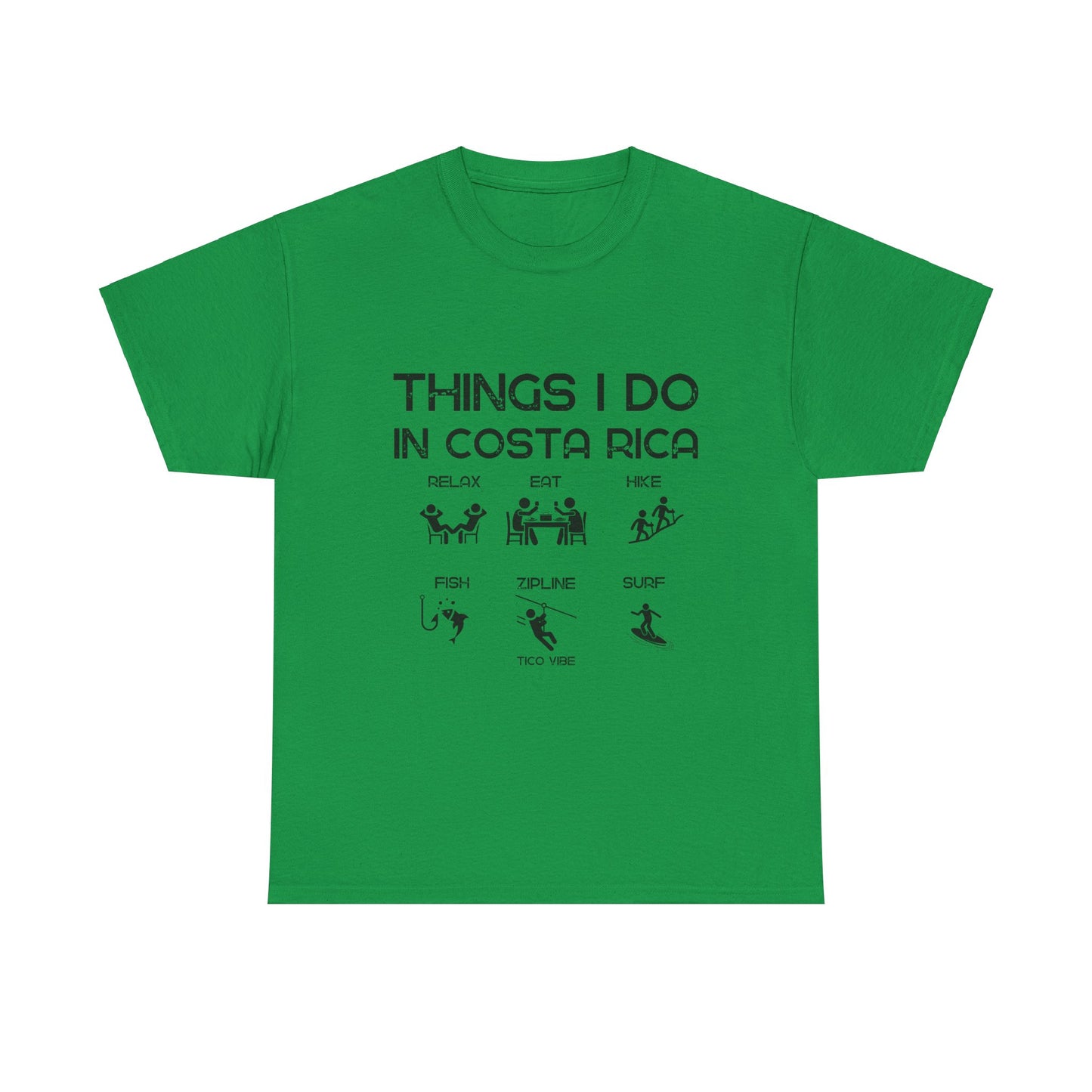 "Things I do in Costa Rica" Unisex Heavy Cotton Tee