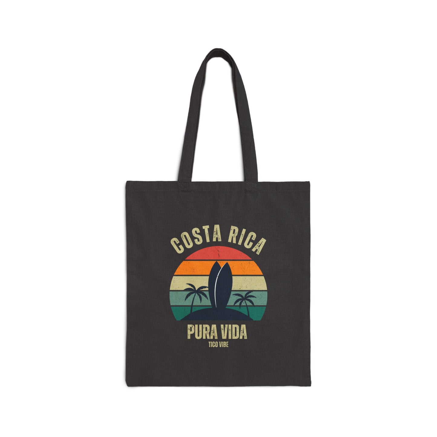 "Costa Rica PV" Cotton Canvas Tote Bag