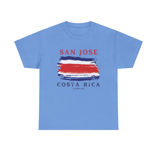 "San Jose CR" Unisex Heavy Cotton Tee