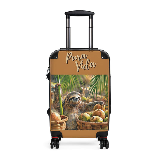 Coconut Sloth Suitcase